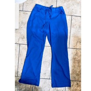 Size small greys anatomy royal blue scrub pants
